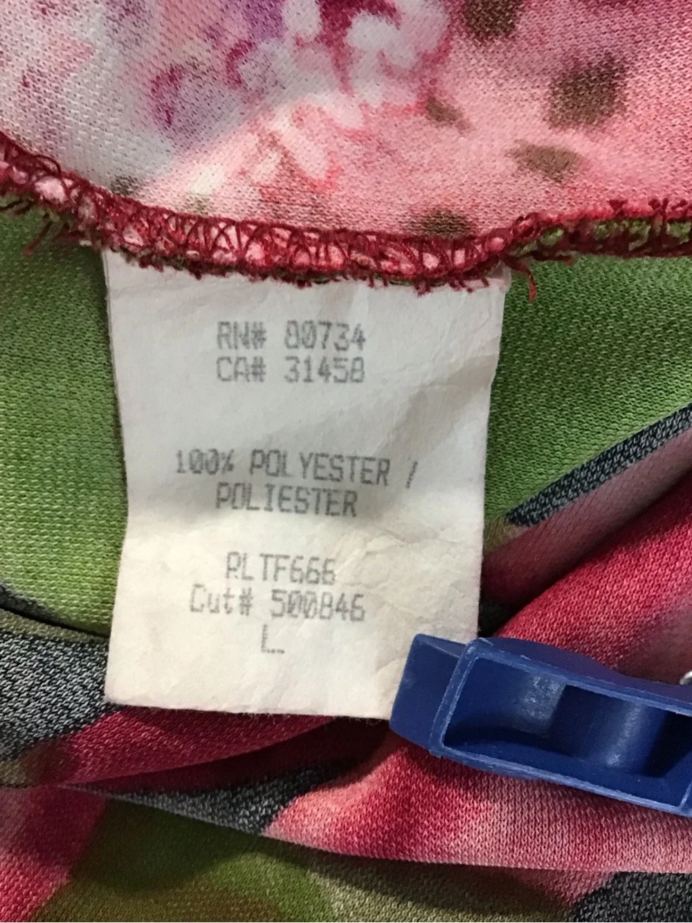 VTG BCBG Pink Green Floral Sheath Twisted Strap Dress Garden Party Chic Elegant - Picture 8 of 10